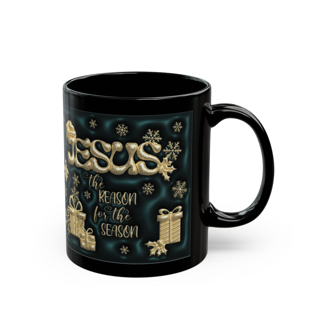Jesus The Reason for the Season Mug, Christmas Coffee Cup, Holiday Gift, Religious Mug, Advent Celebration Drinkware