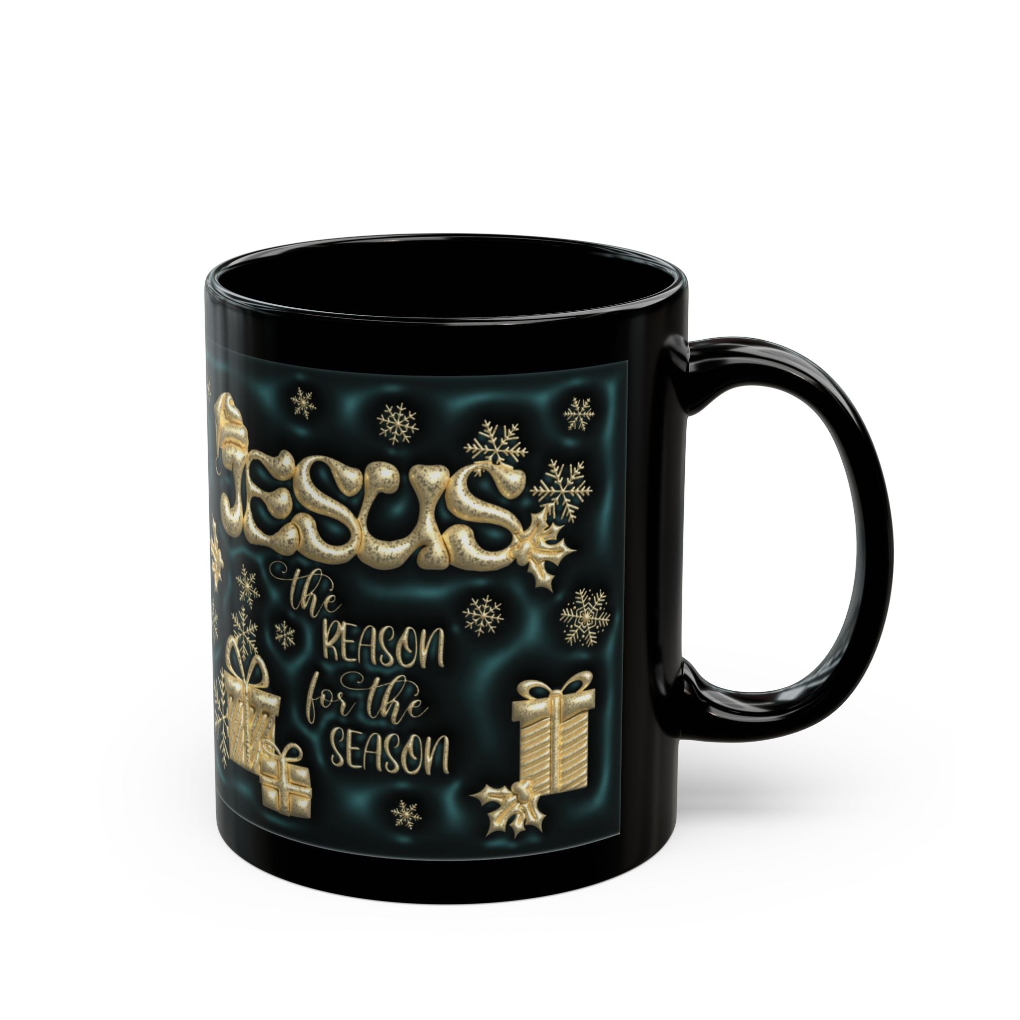Jesus The Reason for the Season Mug, Christmas Coffee Cup, Holiday Gift, Religious Mug, Advent Celebration Drinkware