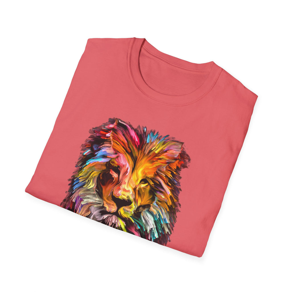 Lion of Judah Colorful Lion T-Shirt — "The Lion of Judah / Aryeh Yehudah" Graphic Tee