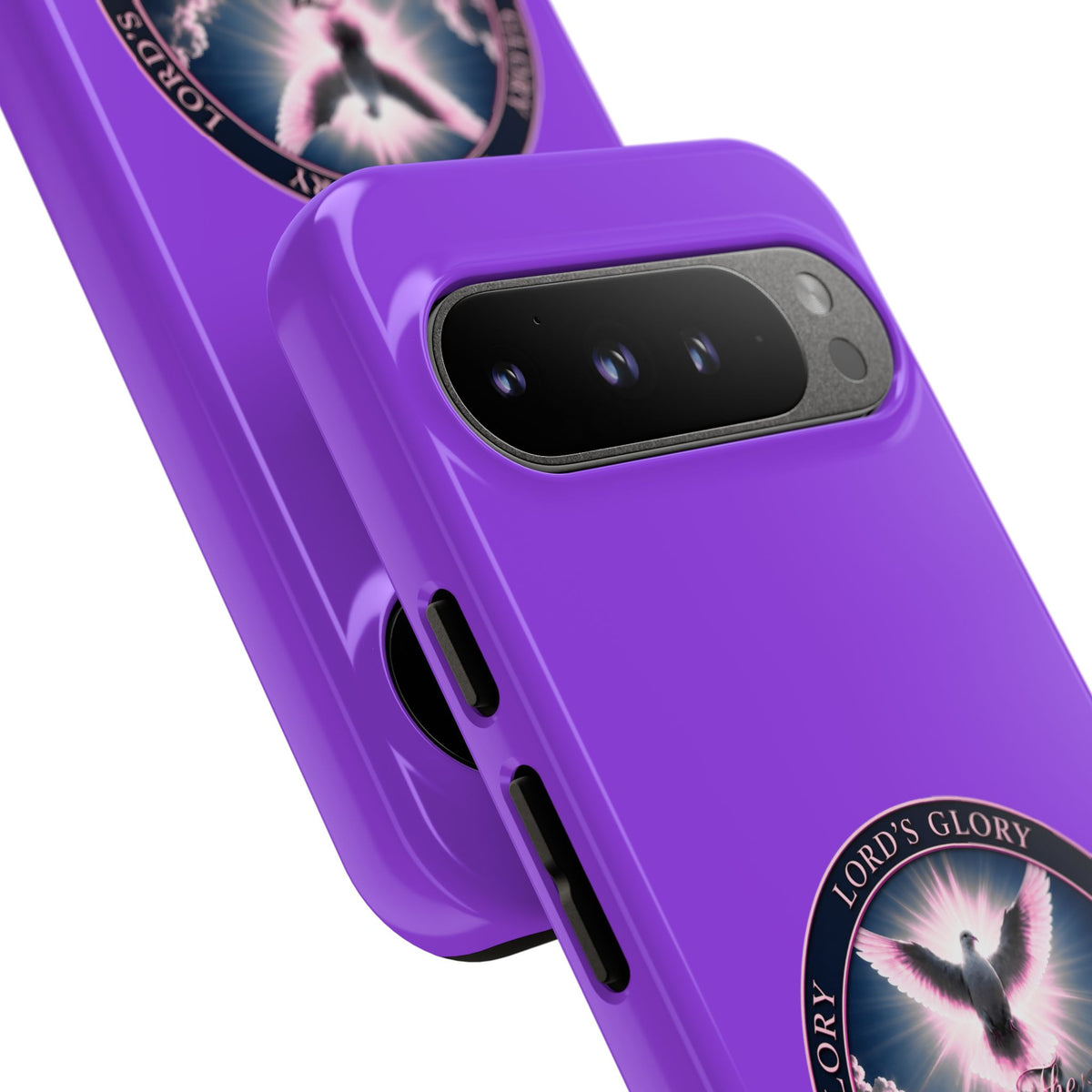 Christian Phone Case – "Lord's Glory with Lori" Dove Design Tough Case (Protective Phone Cover)