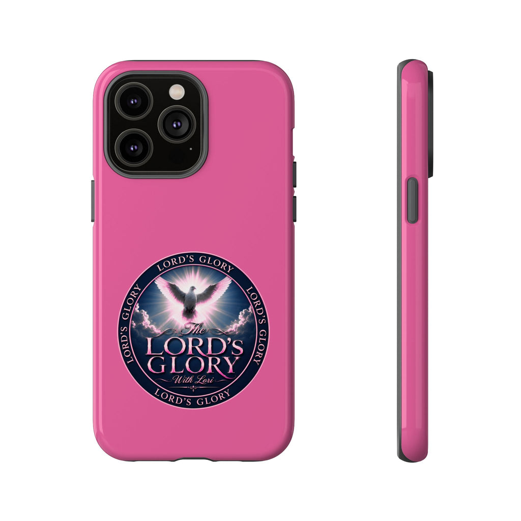 Christian Phone Case – "Lord's Glory with Lori" Dove Design Tough Case (Protective Phone Cover)