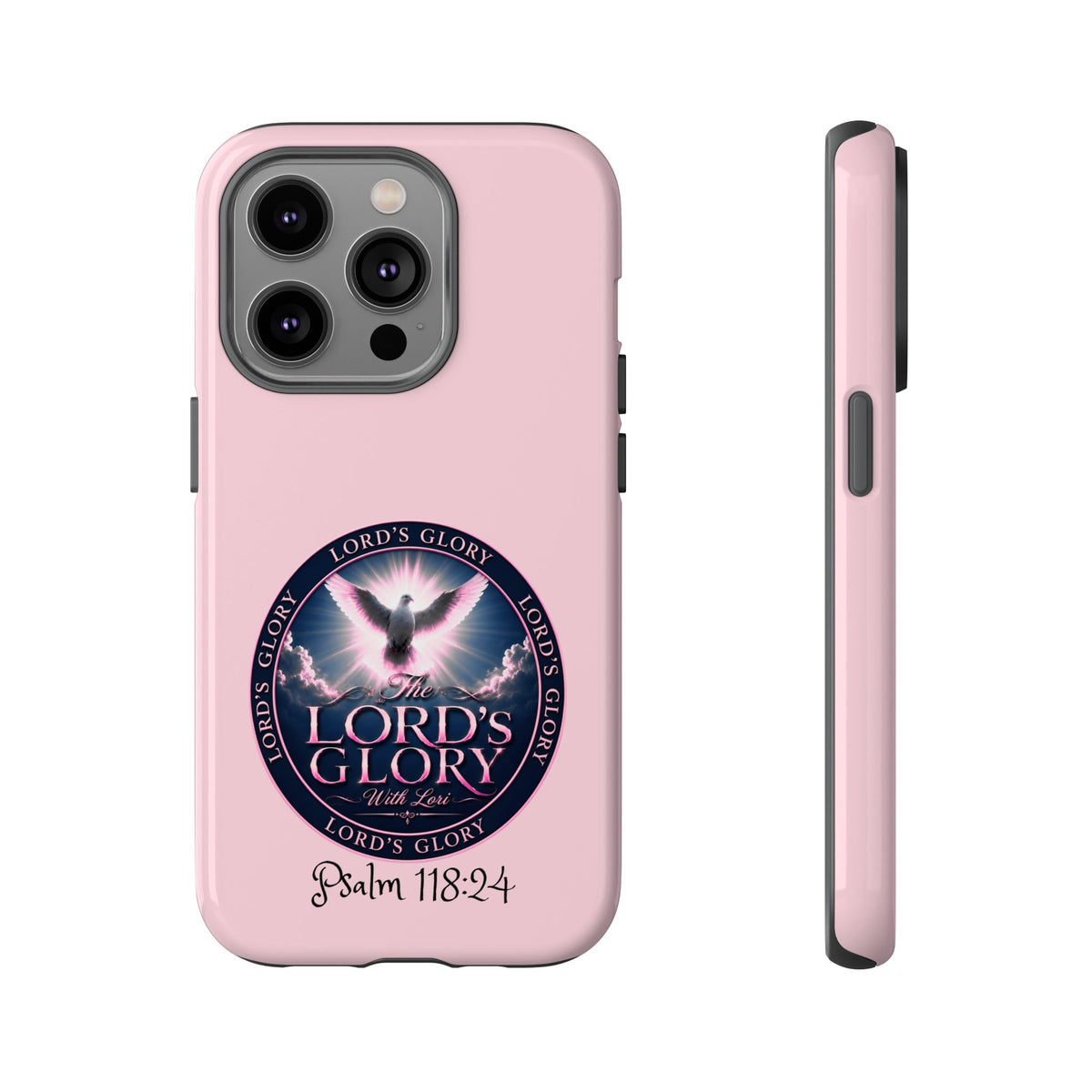 Christian Phone Case – "Lord's Glory with Lori" Dove Design Tough Case (Protective Phone Cover)