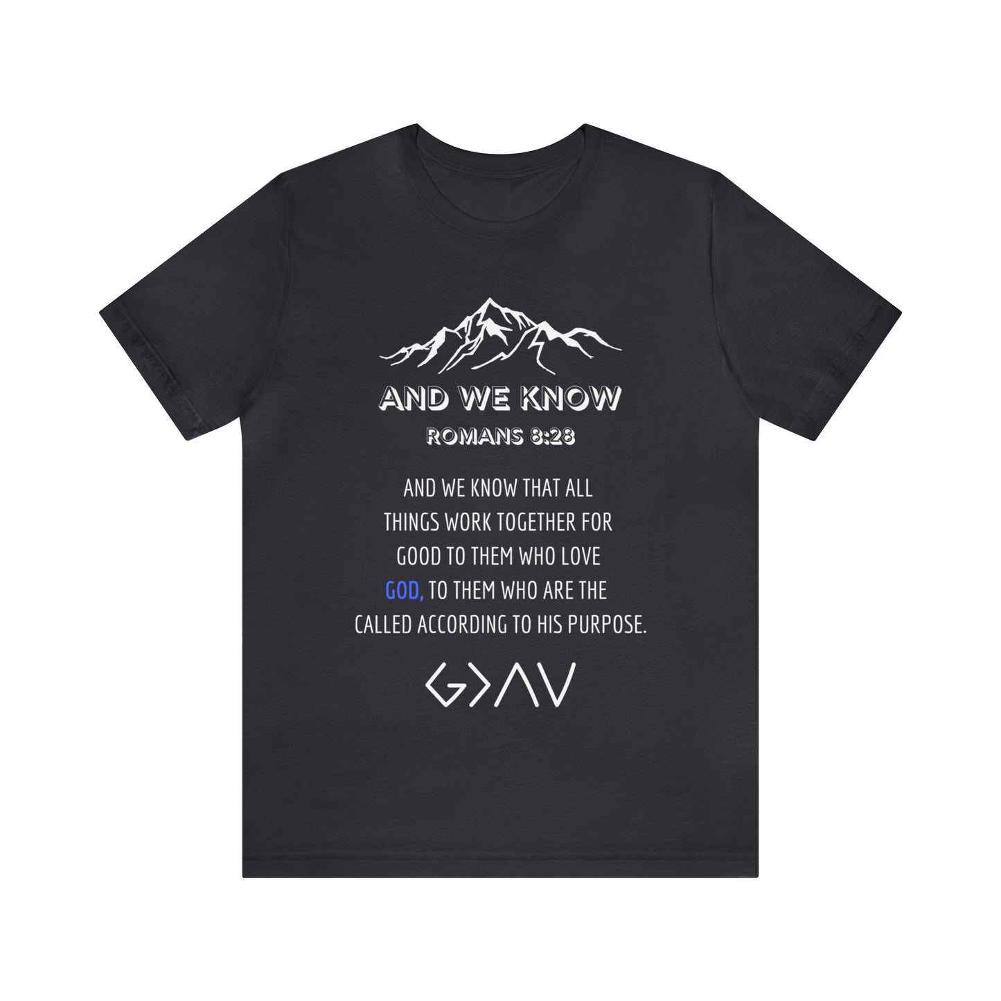 AND WE KNOW - Unisex Jersey Short Sleeve Tee