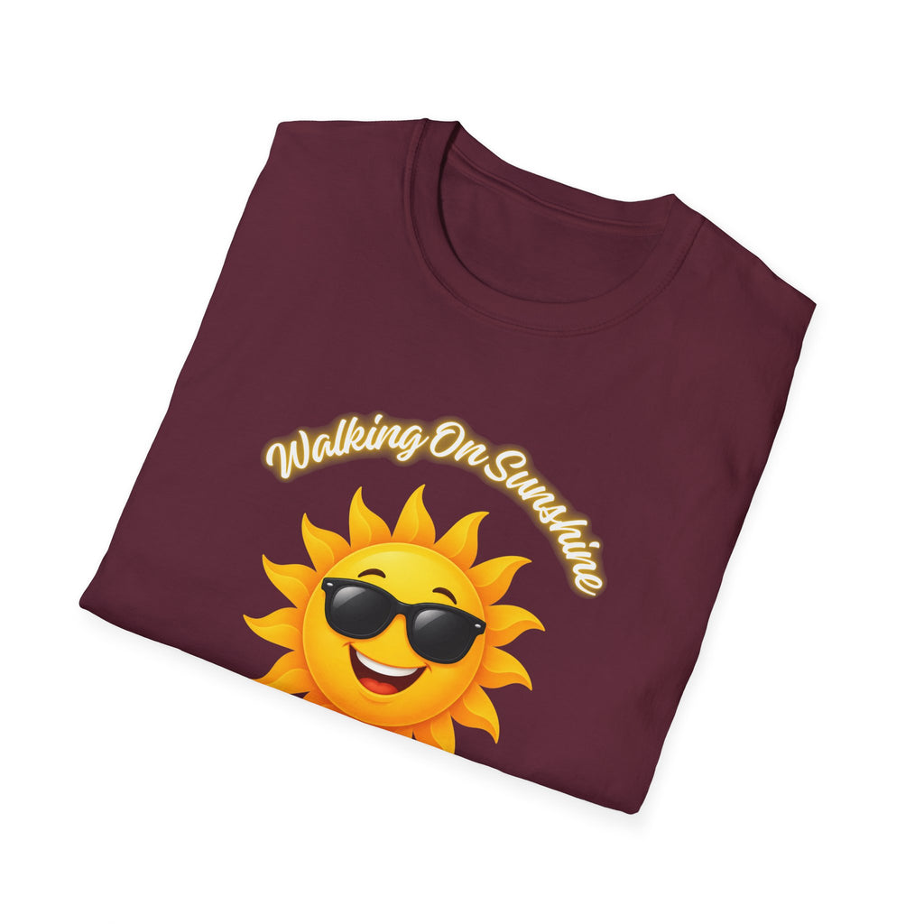 Sunshine Smiles T-Shirt — Sunglasses Sun with Psalm 118:24 Inspirational Tee