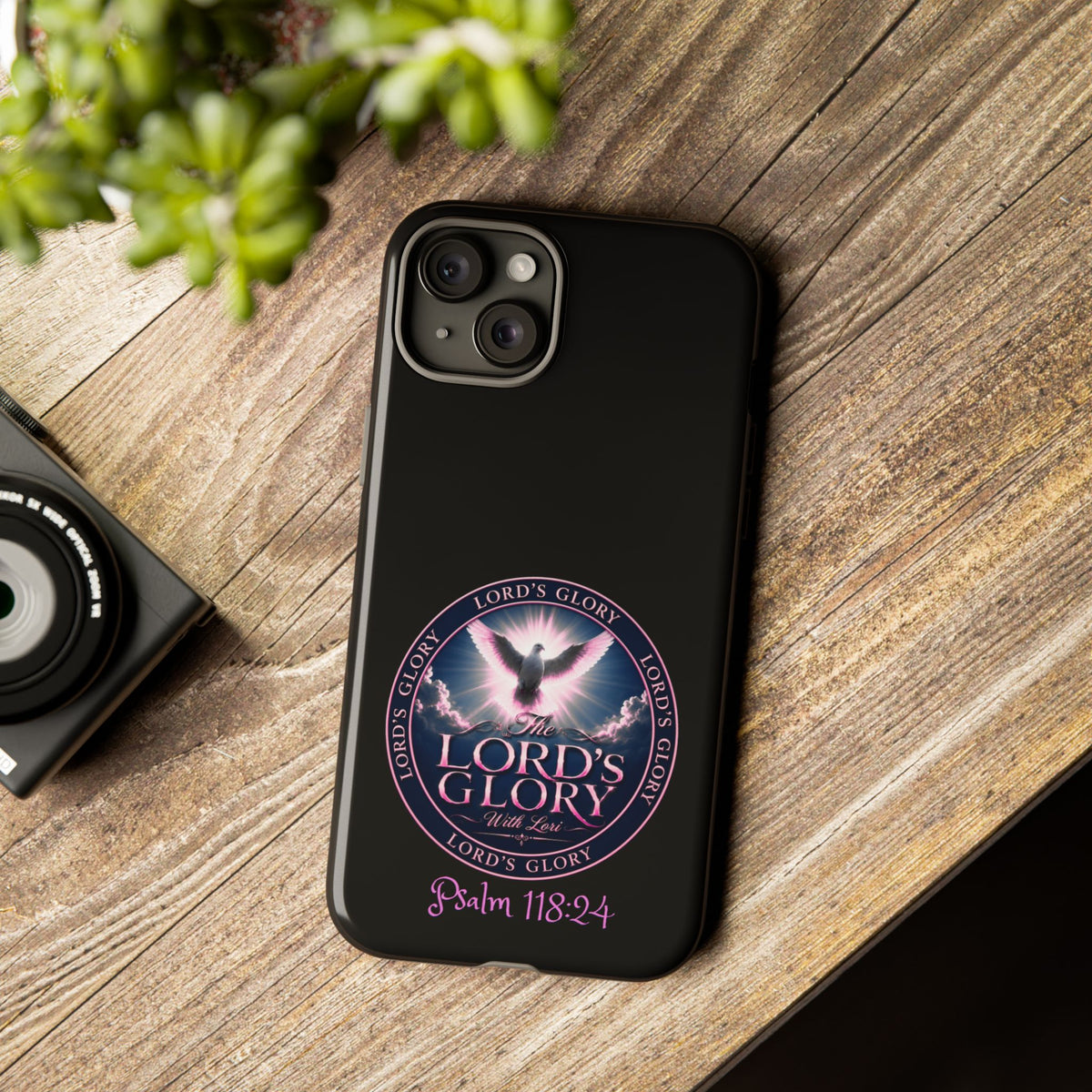 Christian Phone Case – "Lord's Glory with Lori" Dove Design Tough Case (Protective Phone Cover)