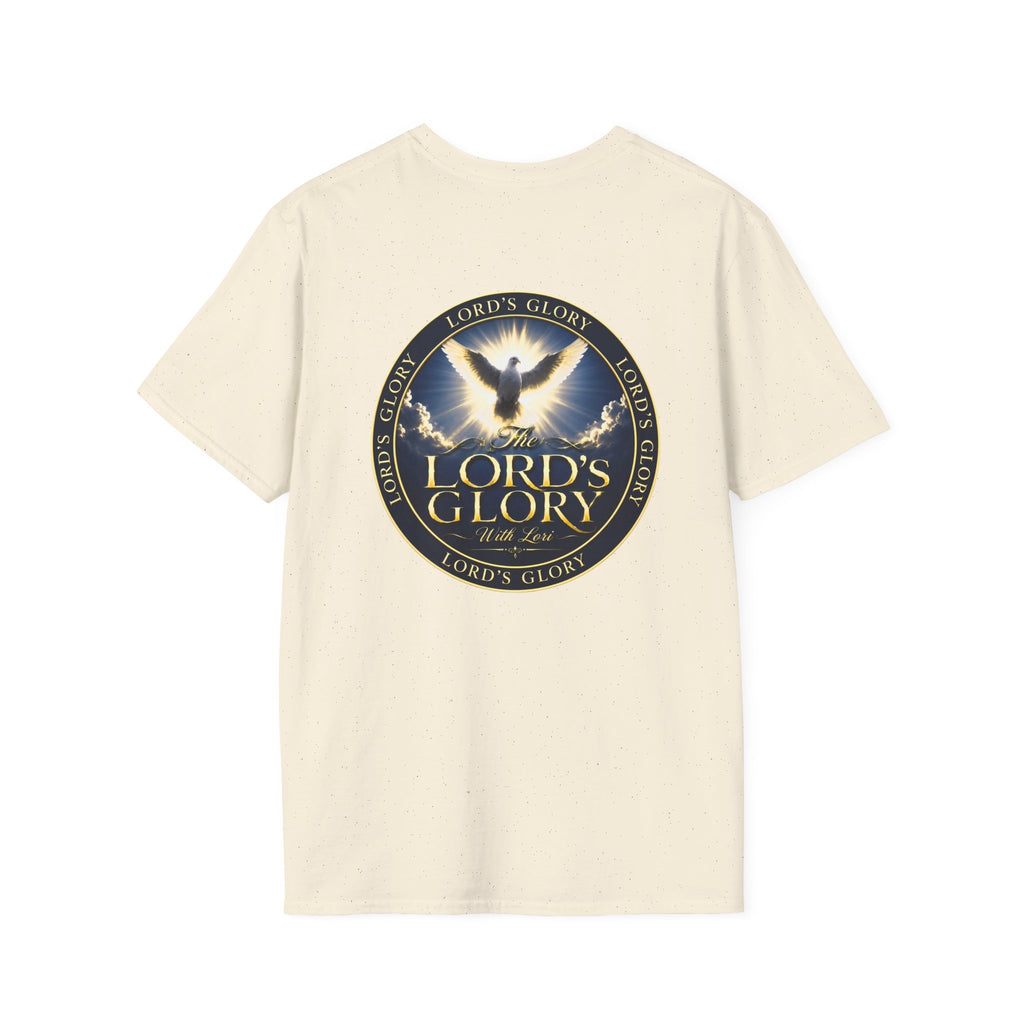 Lord's Glory with Lori Dove T‑Shirt — Christian Faith Logo Tee