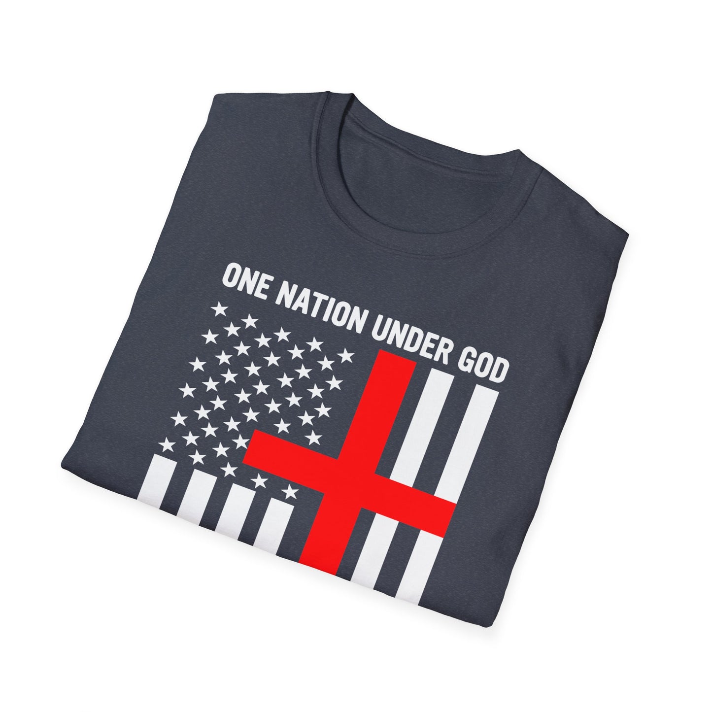 One Nation Under GOD - Unisex Softstyle T-Shirt