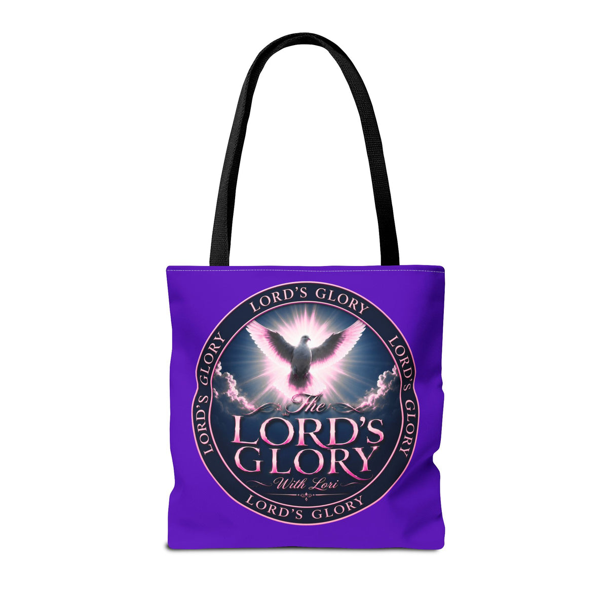 Inspirational 'The Lord's Glory with Lori' Tote Bag — Christian Faith AOP Shopper