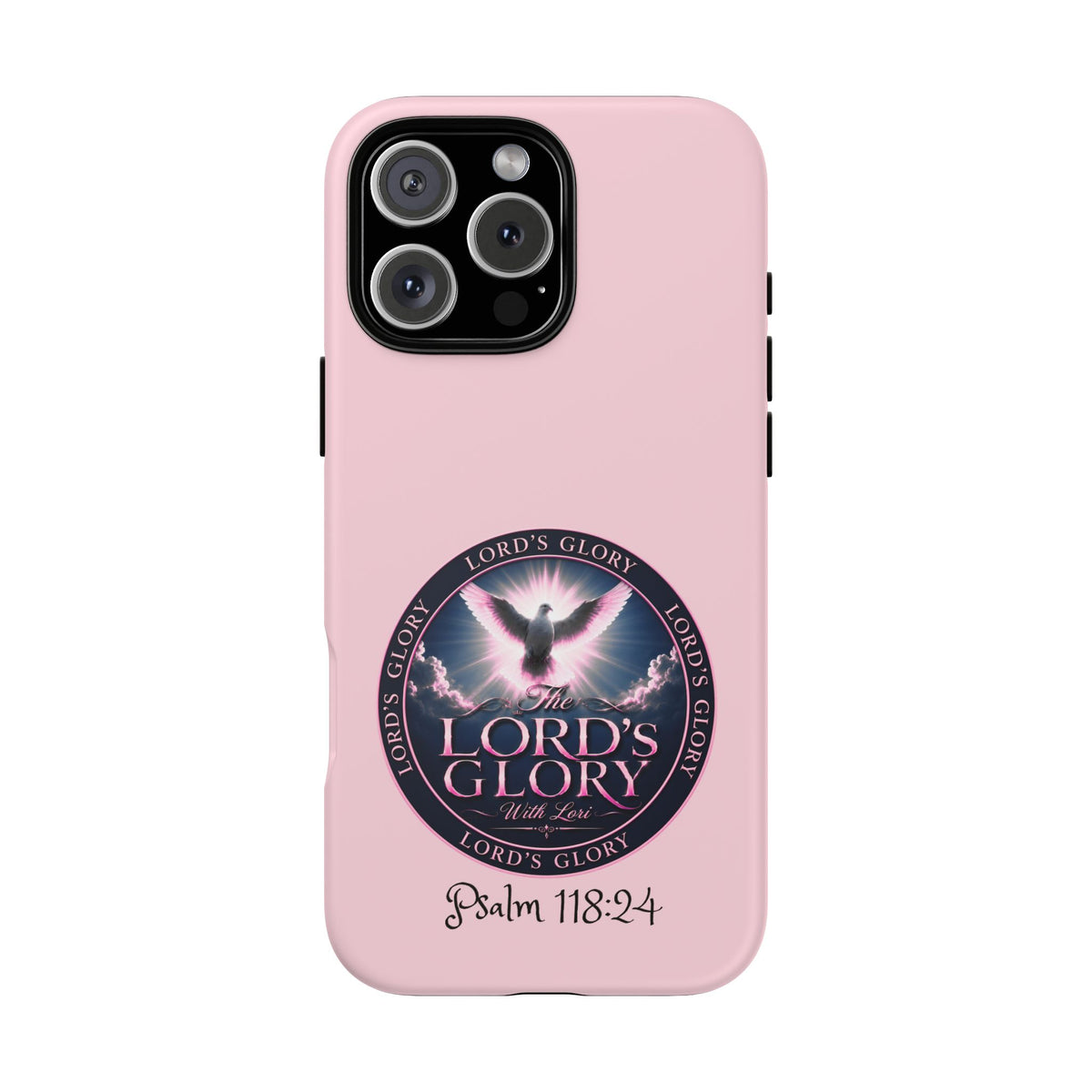Christian Phone Case – "Lord's Glory with Lori" Dove Design Tough Case (Protective Phone Cover)