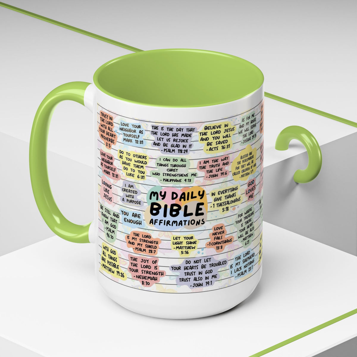 My Daily Bible Affirmations Coffee Mug 15oz/11oz