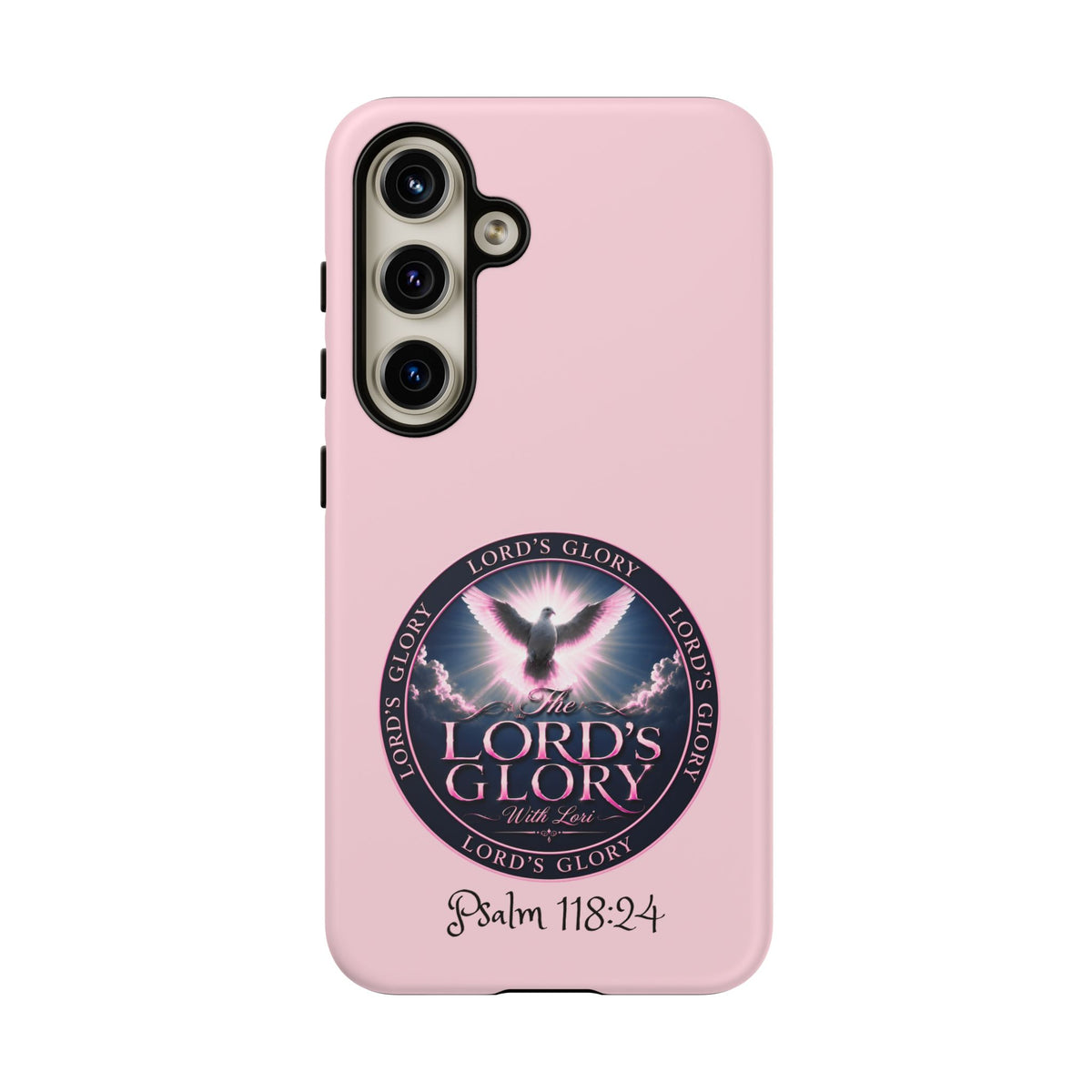 Christian Phone Case – "Lord's Glory with Lori" Dove Design Tough Case (Protective Phone Cover)