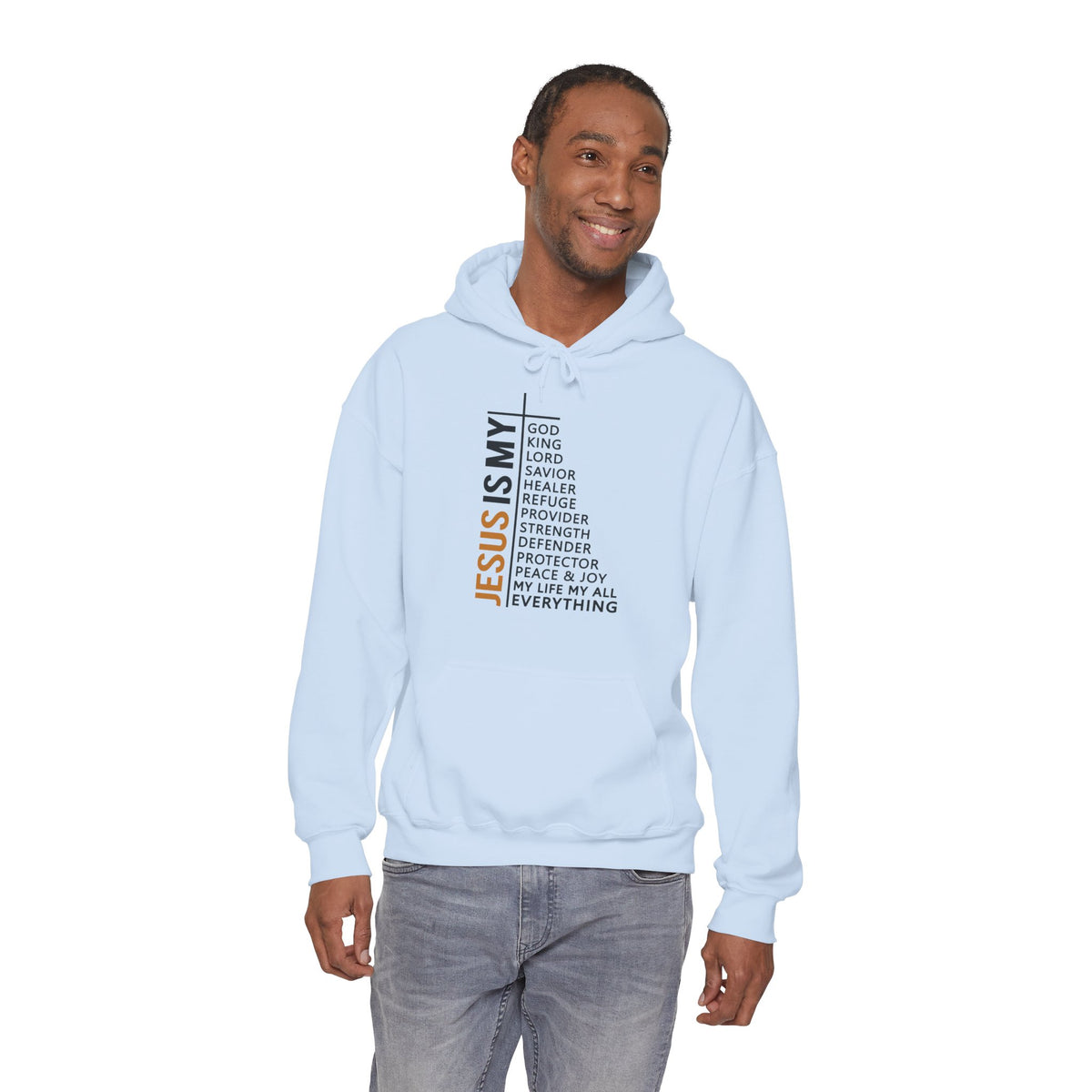 Jesus is My - Mens Womans Heavy Blend Hooded Sweatshirt