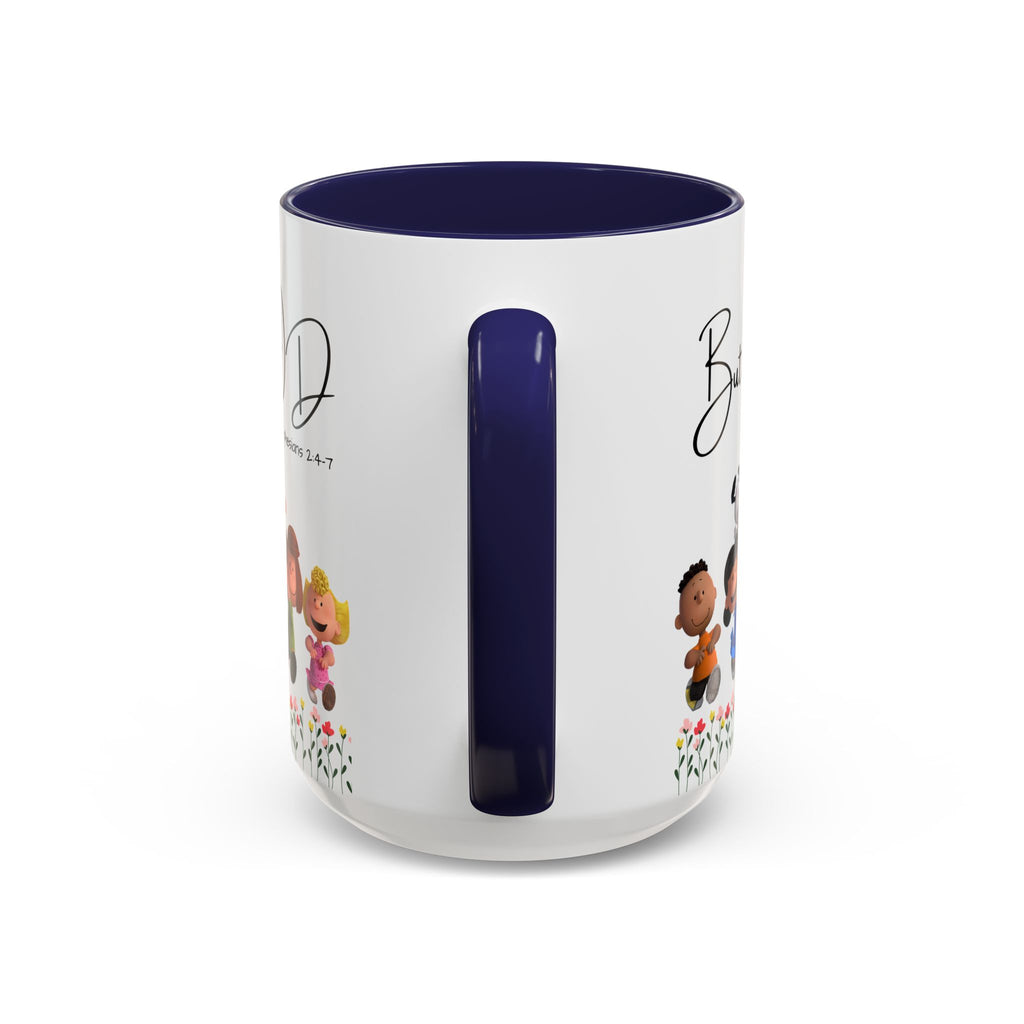 But God Scripture Coffee Mug — Genesis 50:20 Inspirational Heart Accent Mug (11/15oz)