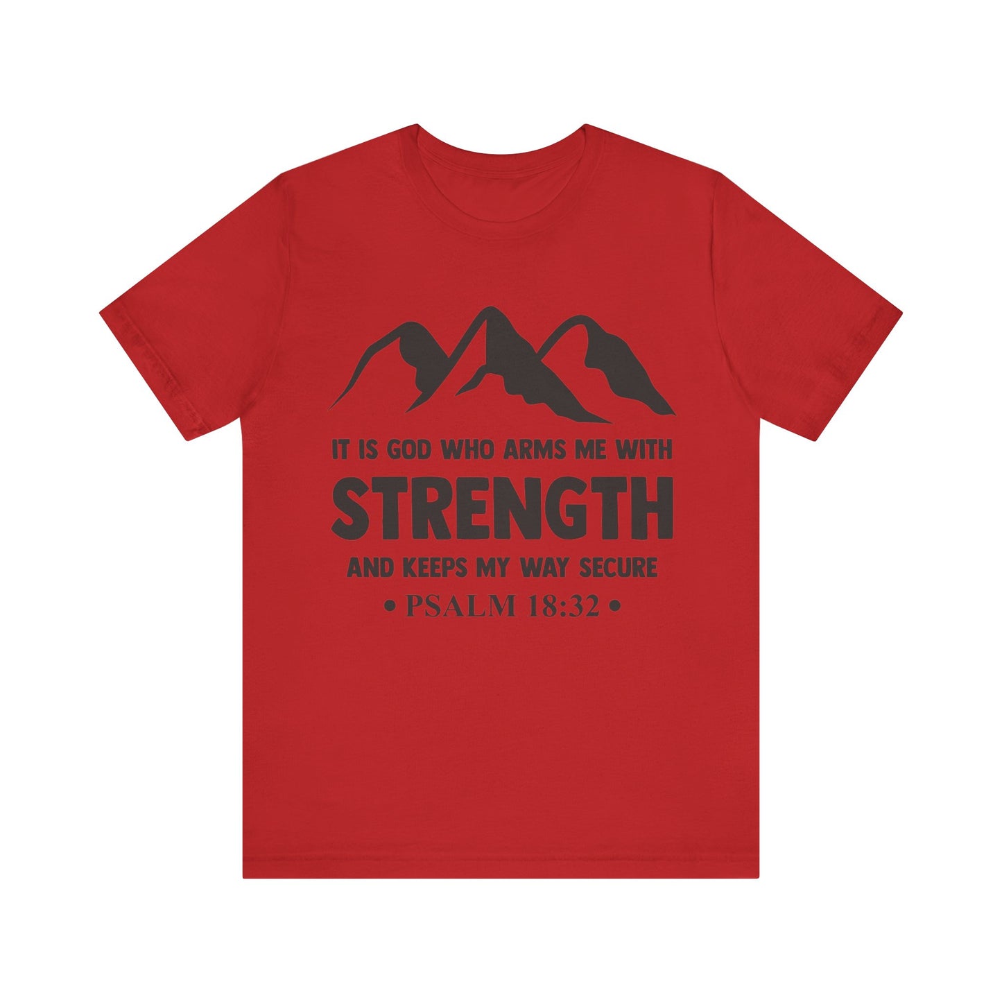 Strength in GOD - Unisex Jersey Short Sleeve Tee