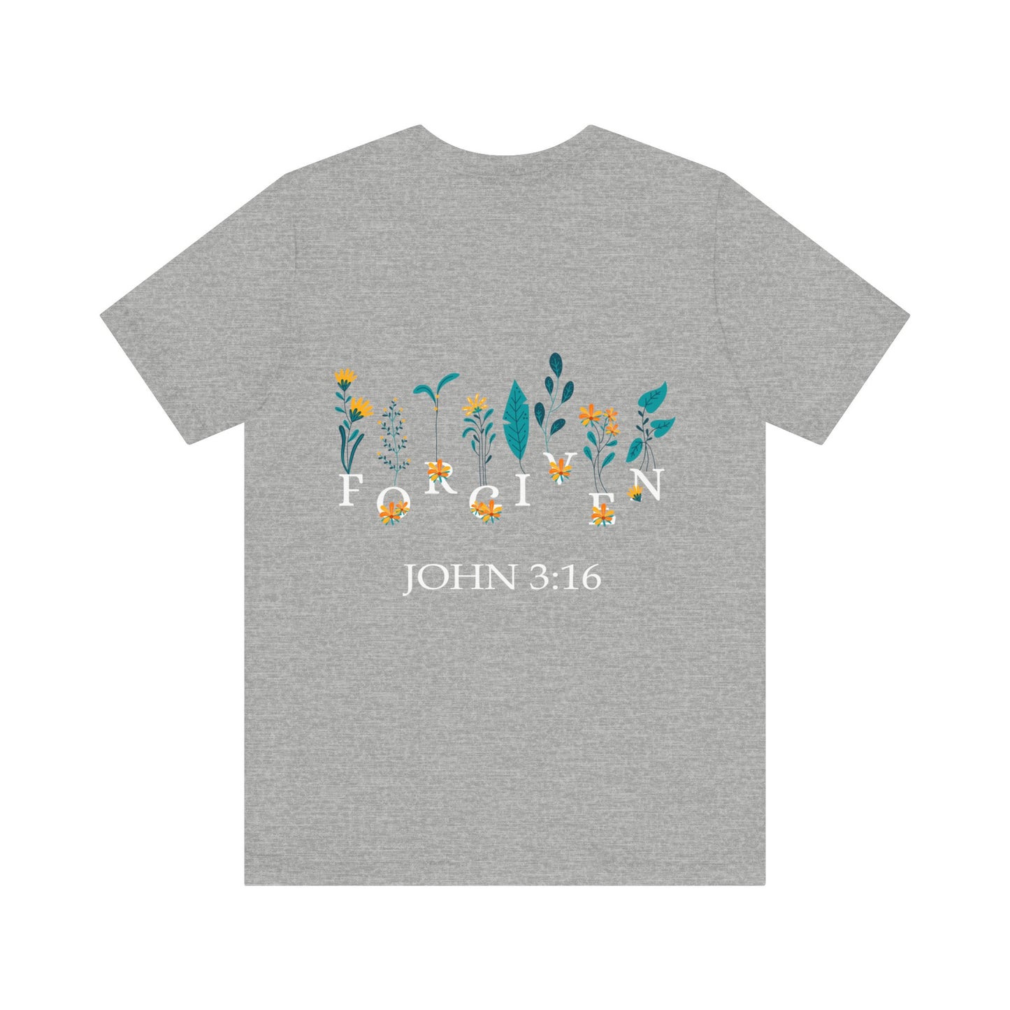 FORGIVEN JOHN 3:16 - Unisex Jersey Short Sleeve Tee