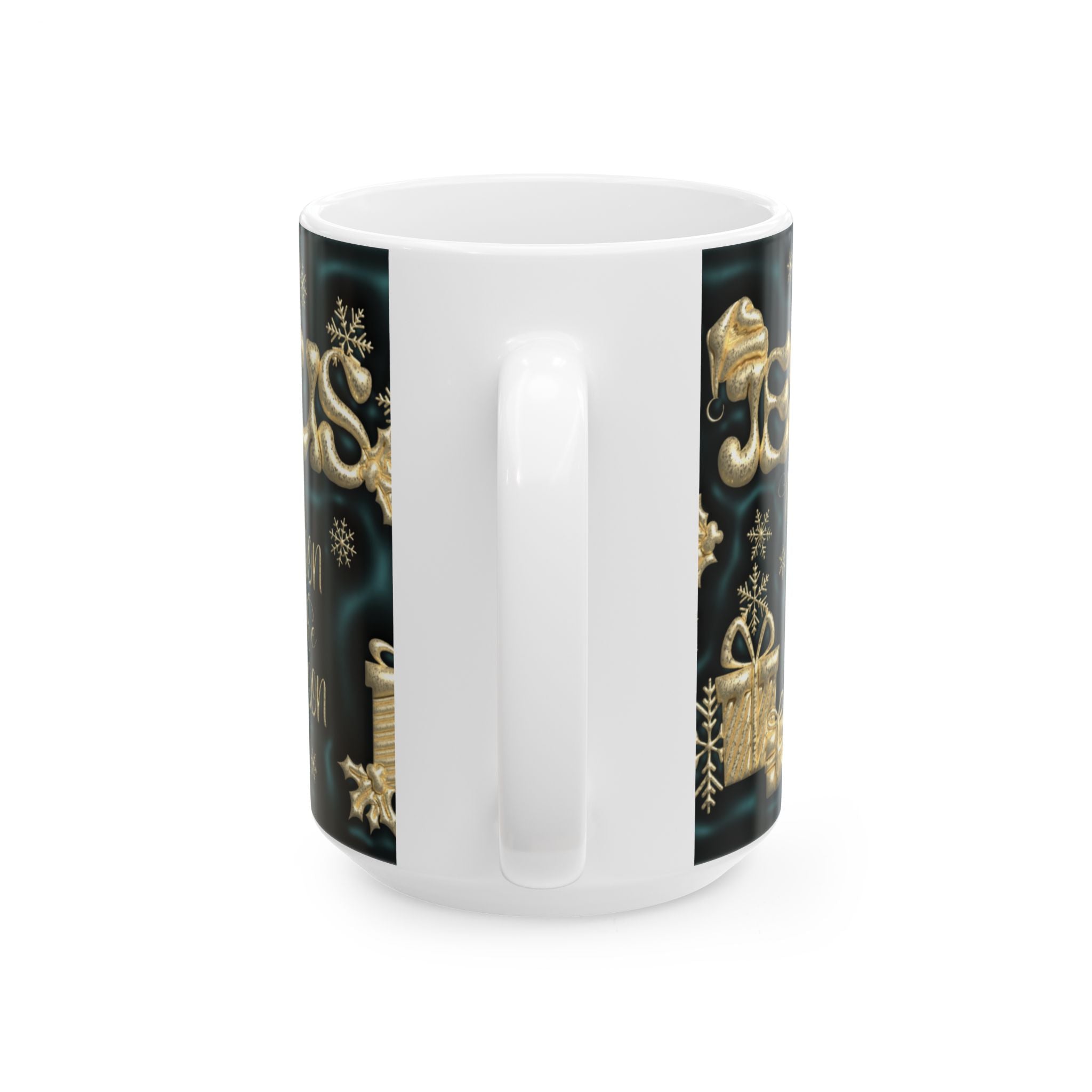 Festive Holiday Ceramic Mug | Christmas Coffee Cup, Gift for Him/Her, Seasonal Drinkware, Holiday Present, Merry X-Mas Decor