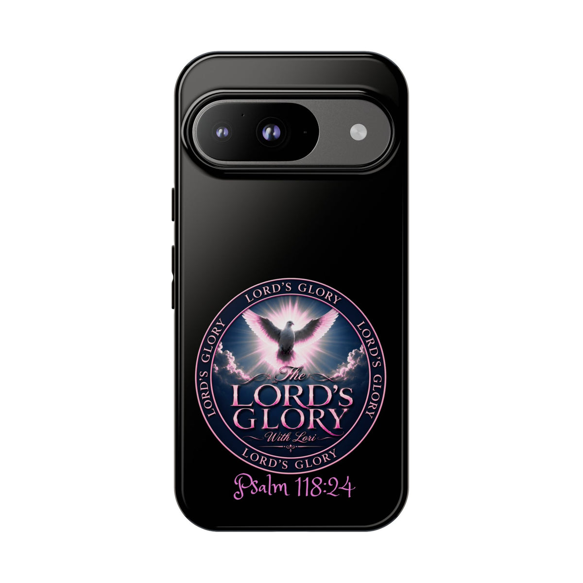 Christian Phone Case – "Lord's Glory with Lori" Dove Design Tough Case (Protective Phone Cover)