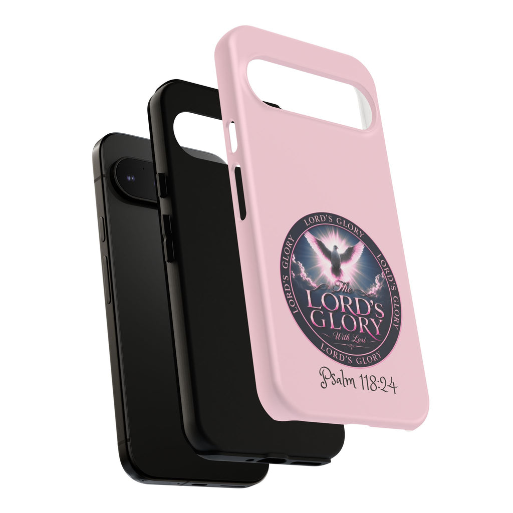 Christian Phone Case – "Lord's Glory with Lori" Dove Design Tough Case (Protective Phone Cover)