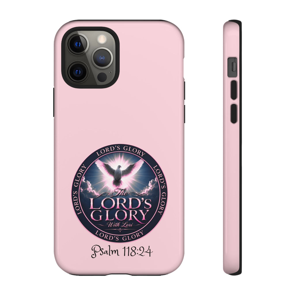Christian Phone Case – "Lord's Glory with Lori" Dove Design Tough Case (Protective Phone Cover)