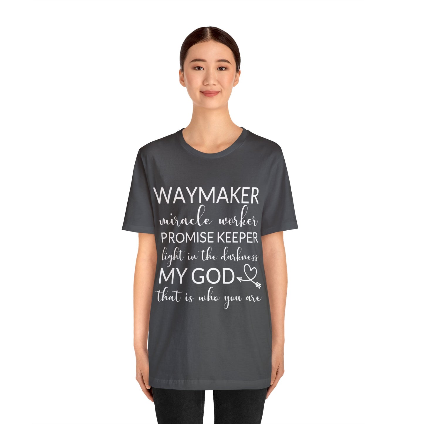 Waymaker Promise Keeper Light in the Darkness - Unisex Jersey Short Sleeve Tee