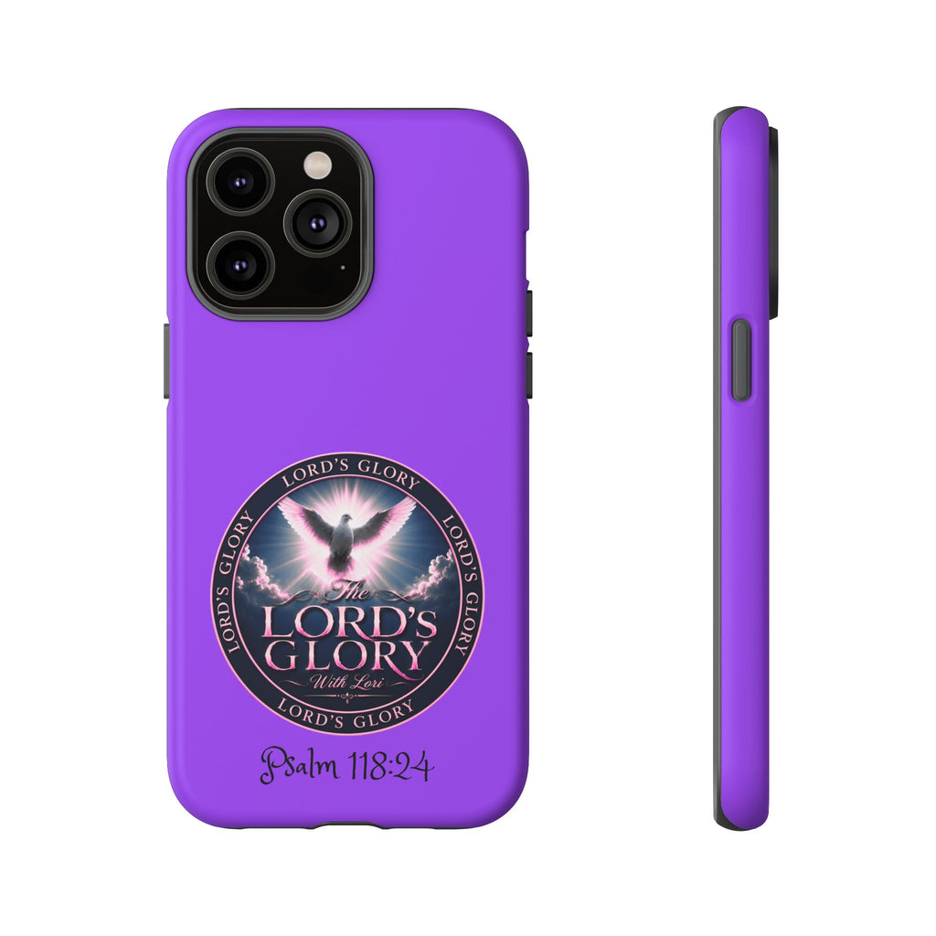 Christian Phone Case – "Lord's Glory with Lori" Dove Design Tough Case (Protective Phone Cover)