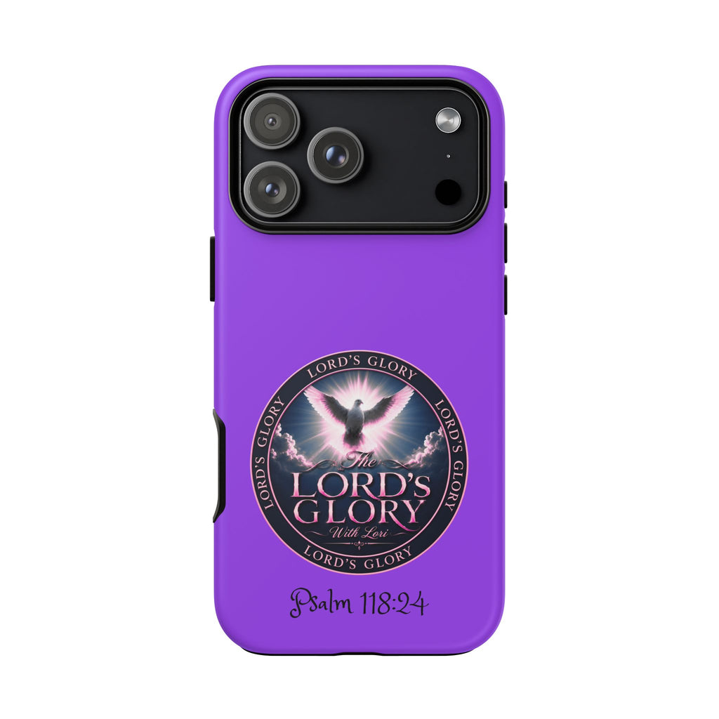 Christian Phone Case – "Lord's Glory with Lori" Dove Design Tough Case (Protective Phone Cover)