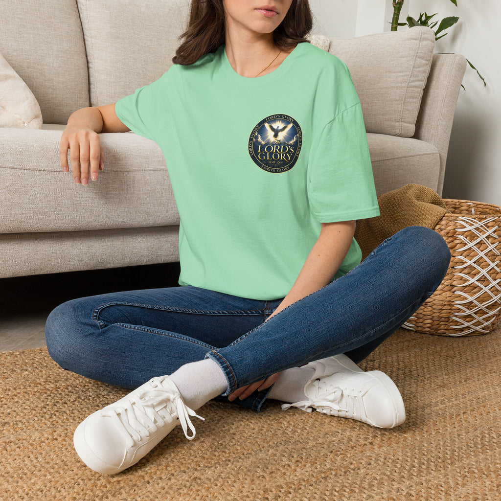 Lord's Glory with Lori Dove T‑Shirt — Christian Faith Logo Tee