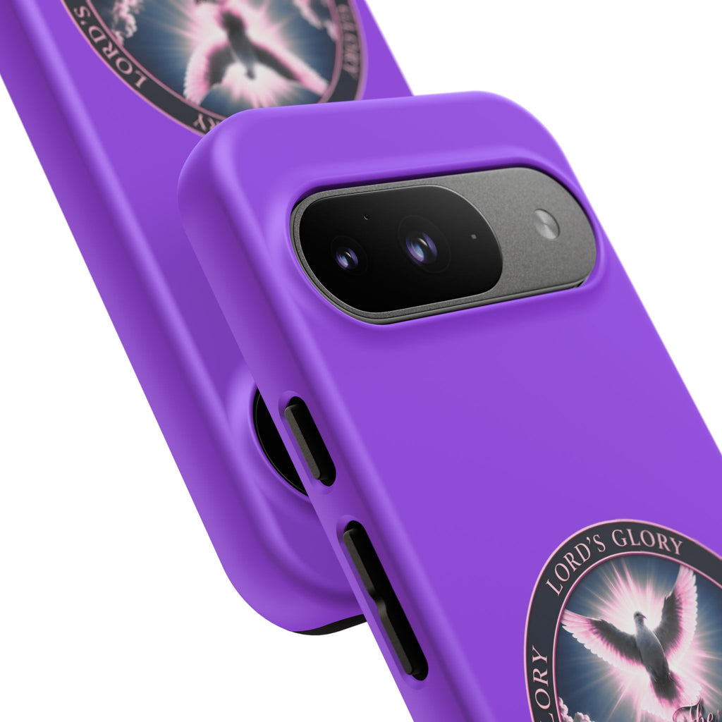 Christian Phone Case – "Lord's Glory with Lori" Dove Design Tough Case (Protective Phone Cover)