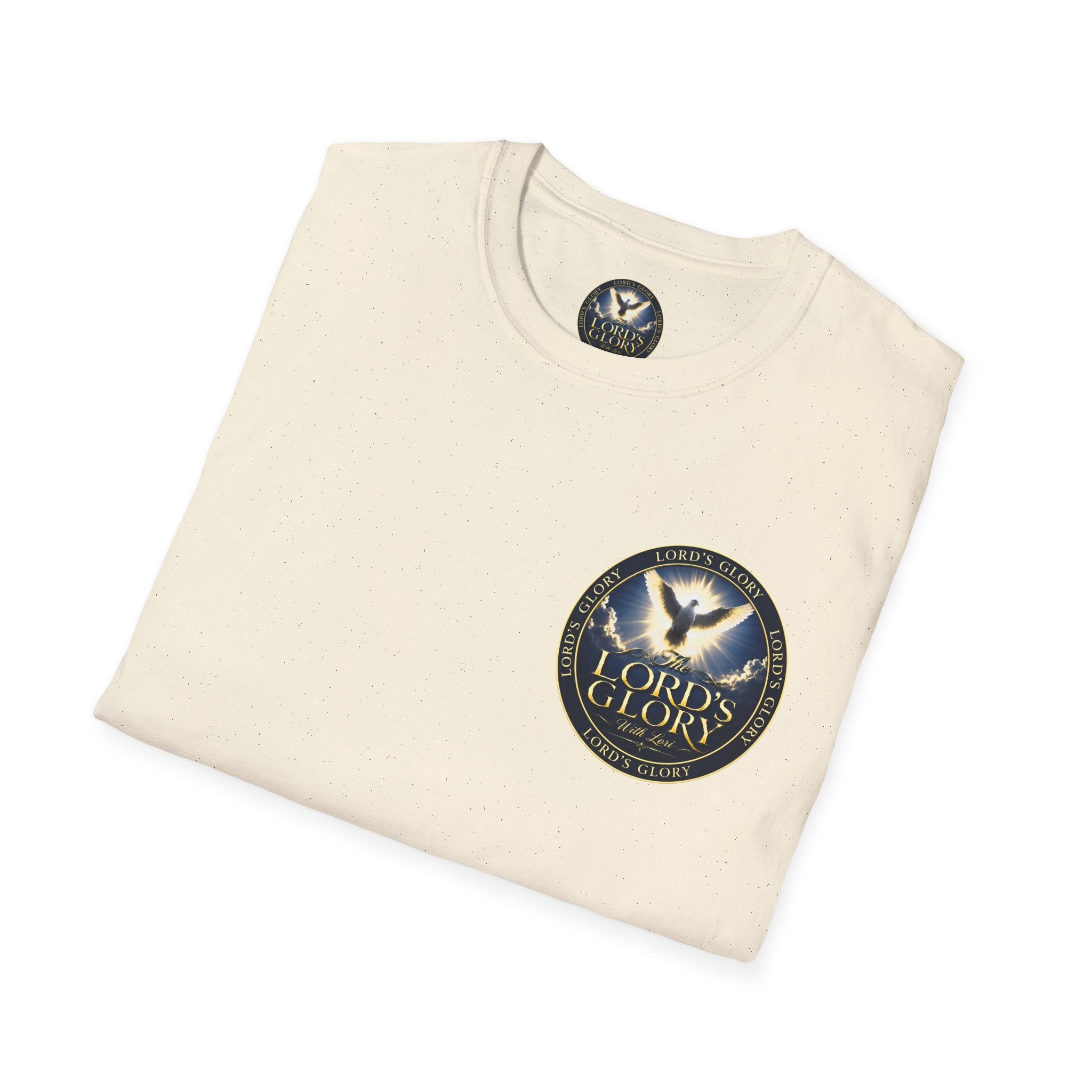 Lord's Glory with Lori Dove T‑Shirt — Christian Faith Logo Tee