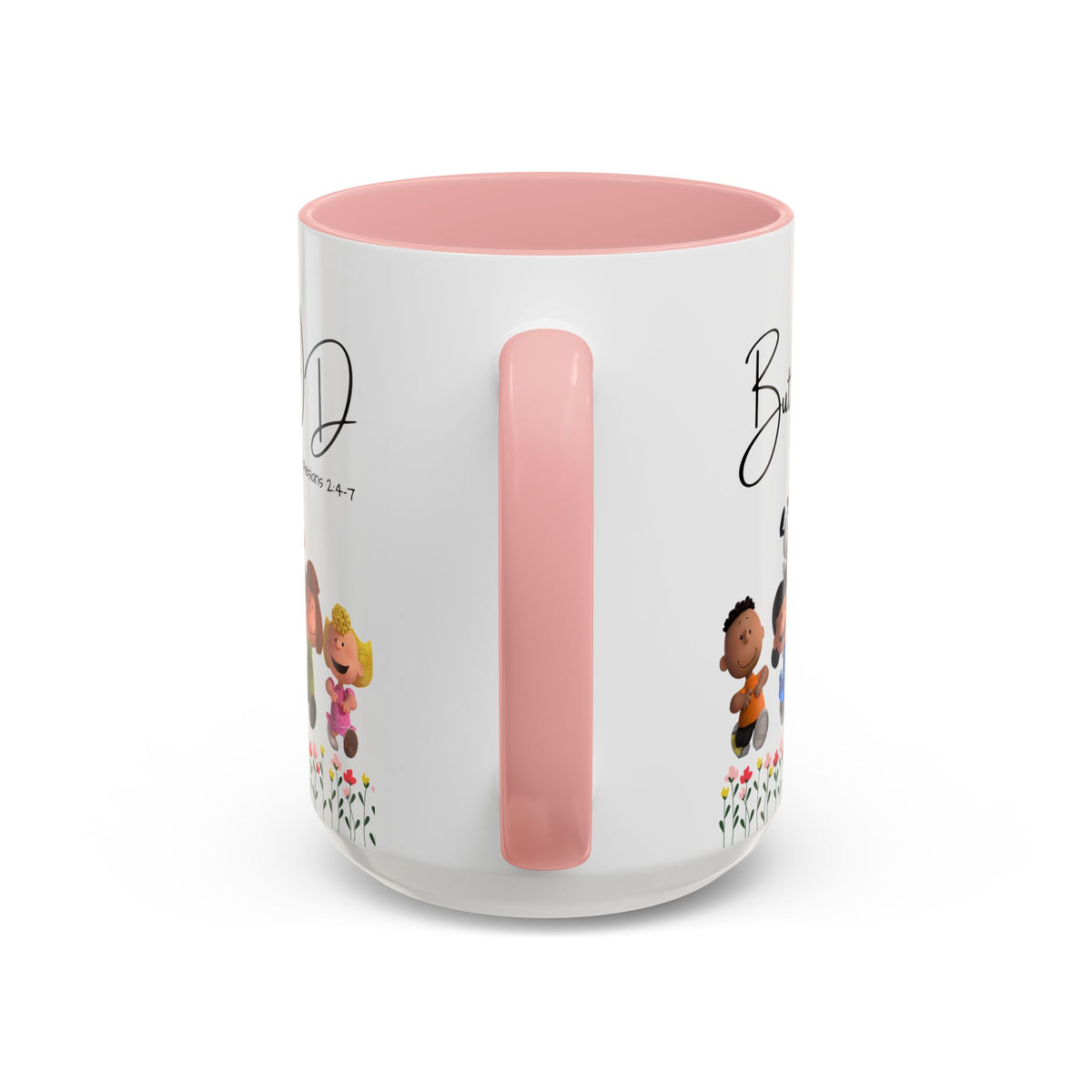 But God Scripture Coffee Mug — Genesis 50:20 Inspirational Heart Accent Mug (11/15oz)