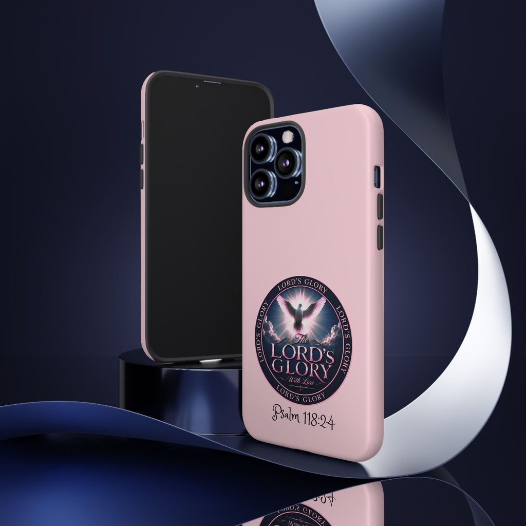 Christian Phone Case – "Lord's Glory with Lori" Dove Design Tough Case (Protective Phone Cover)
