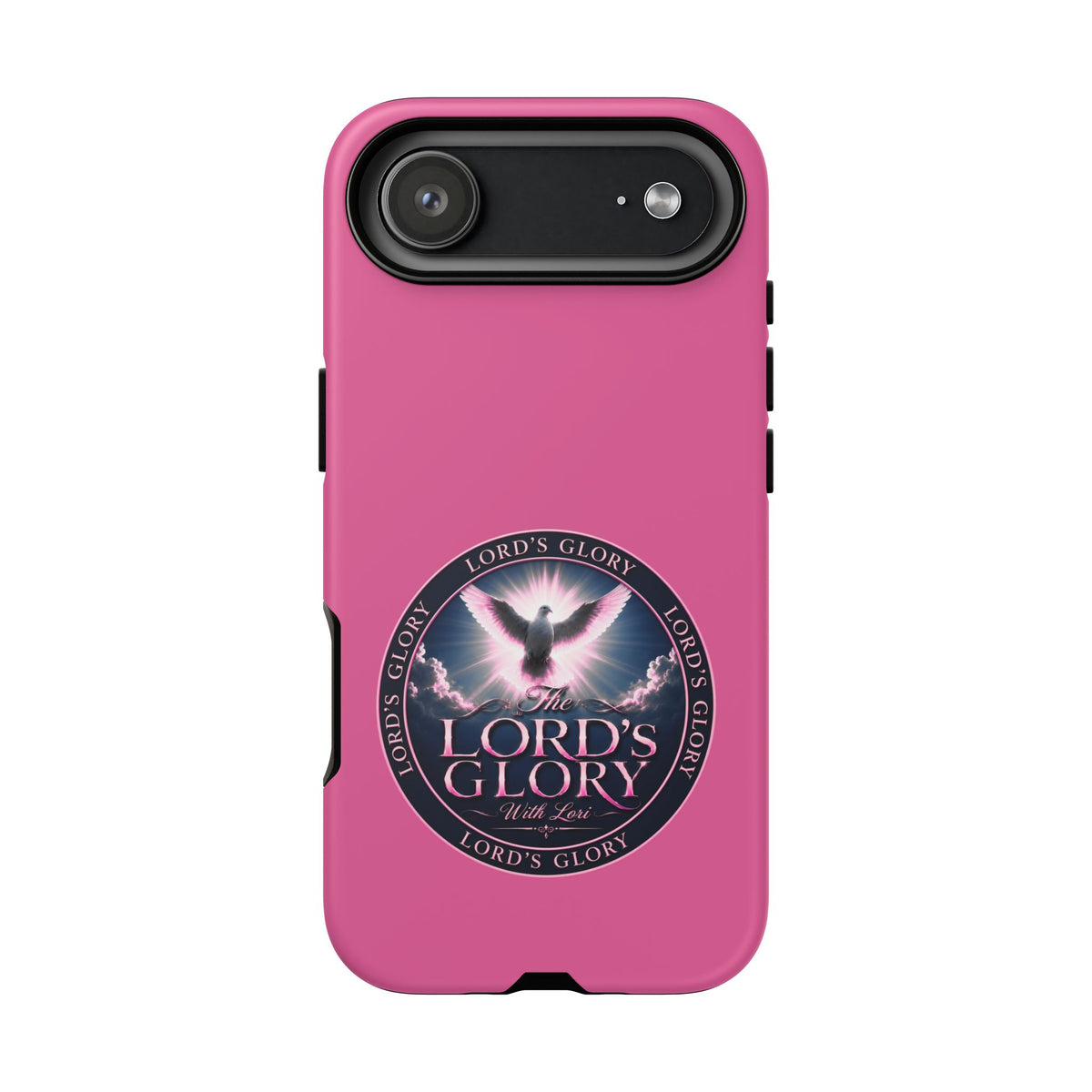 Christian Phone Case – "Lord's Glory with Lori" Dove Design Tough Case (Protective Phone Cover)