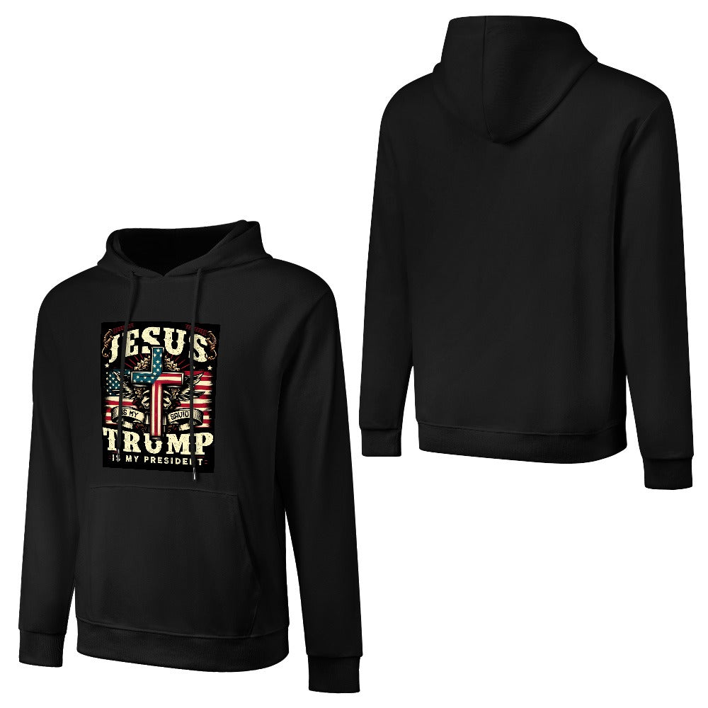 Jesus is My Savior Trump is my Preident New Pure cotton hooded sweater  Multiple colors available