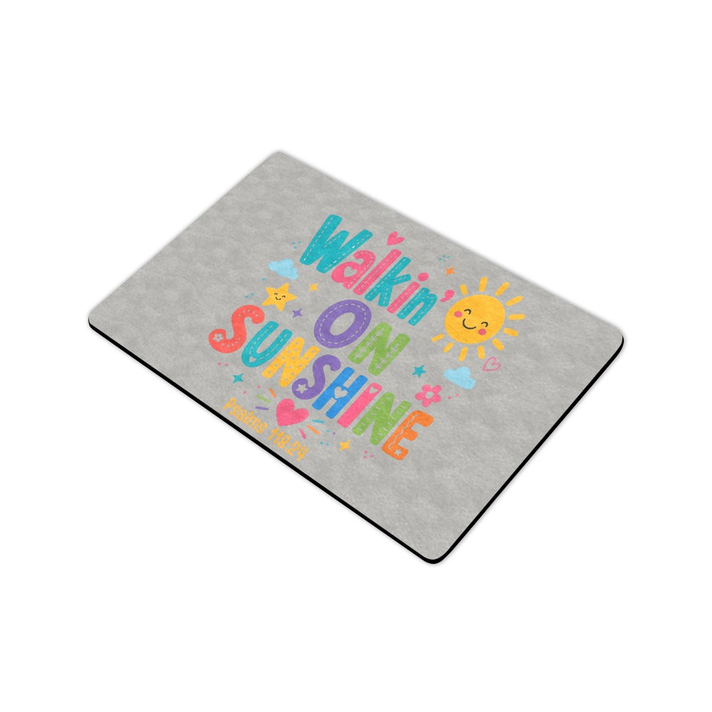 Walking on Sunshine Doormat 23.6"x15.7"  Made In USA