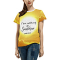 I'am Walking on Sunshine psalm 118:24 Women's All Over Print T-shirt  Made In Queen  Ships to USA Only