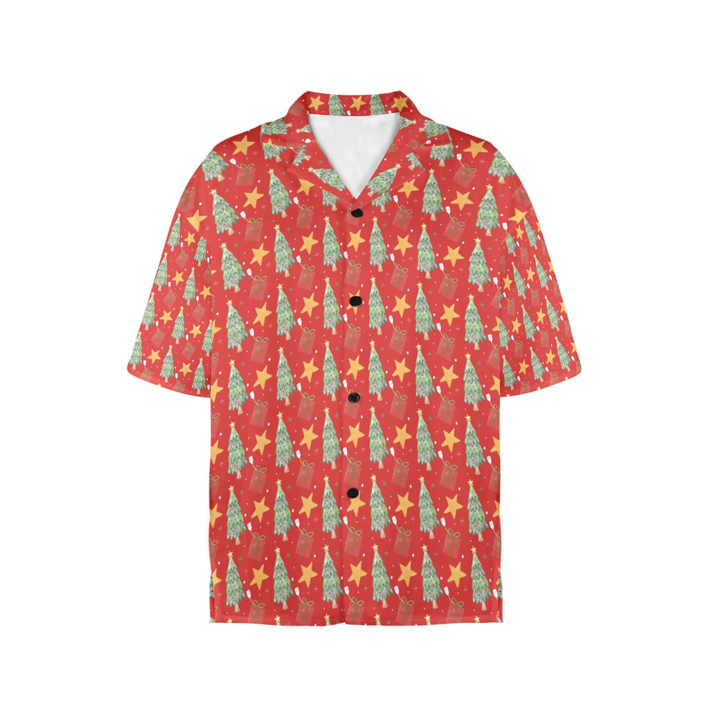 Women's All Over Print Christmas Shirt Made in USA