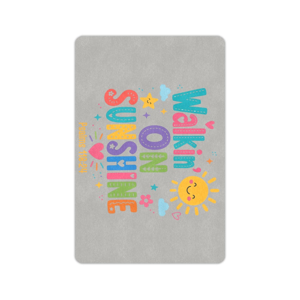 Walking on Sunshine Doormat 23.6"x15.7"  Made In USA