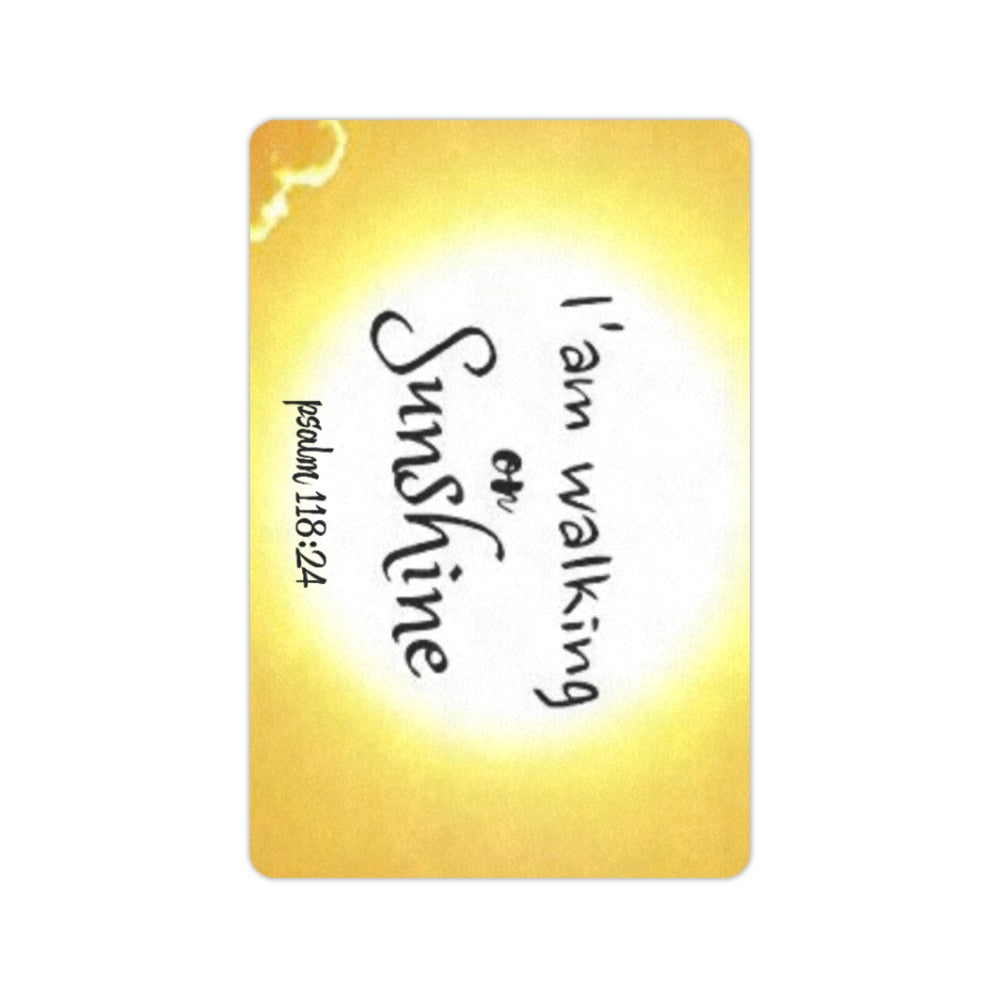 Walking On Sunshine Doormat 23.6"x15.7"  Made In QUEEN
