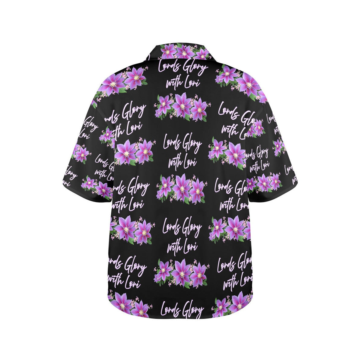 Lords Glory with Lori Women's All Over Print Hawaiian Shirt （Made in USA Ships to USA Only）