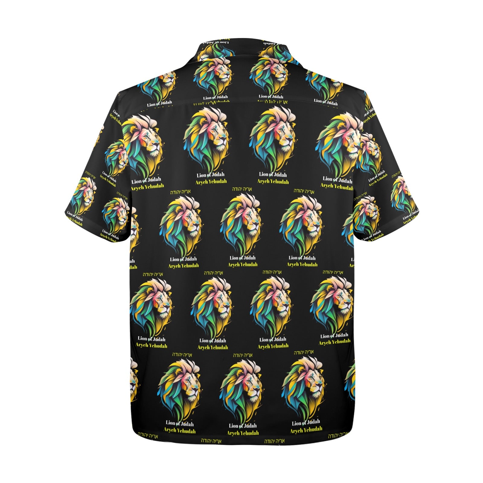 LION of Judah Men's All Over Print Shirt Made In USA Ships to USA Only