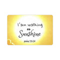 Walking On Sunshine Doormat 23.6"x15.7"  Made In QUEEN