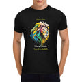 Lion of Judah Men - Heavy Cotton T-Shirt - Front Print （Made in USA，Ships to USA Only）