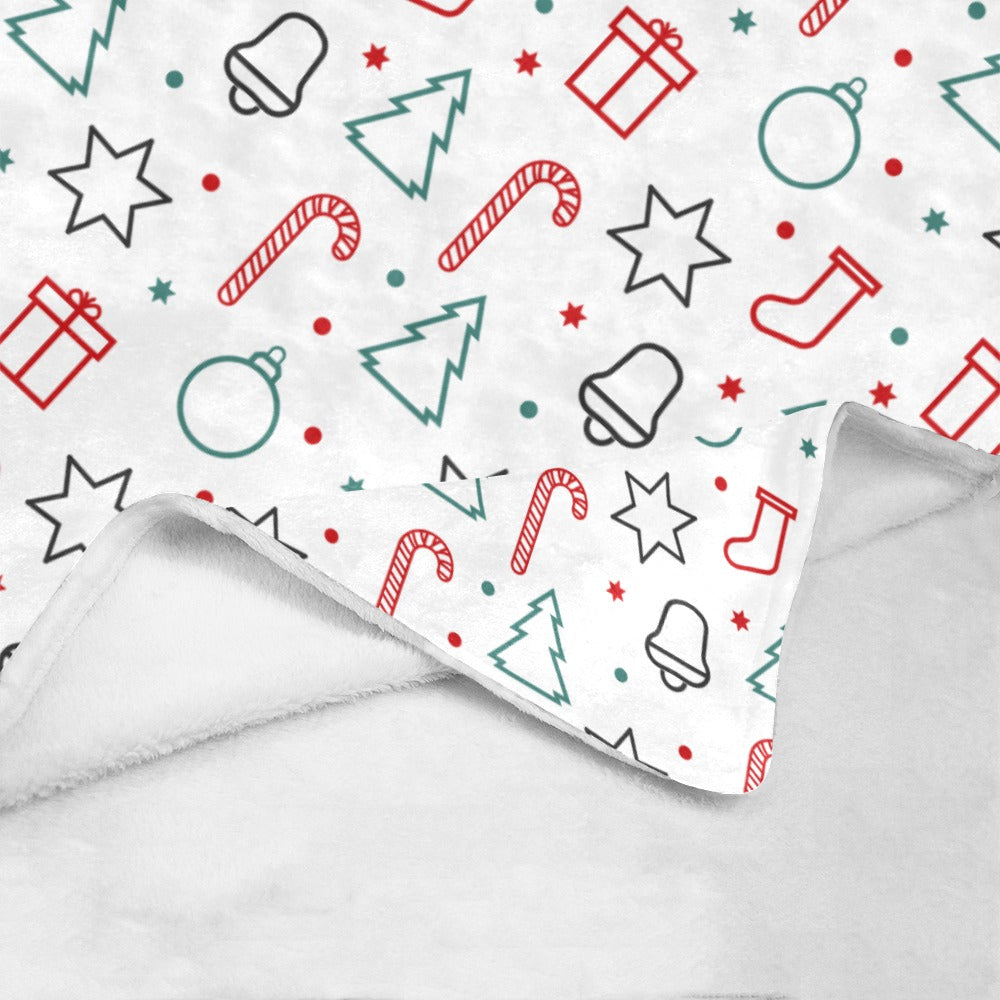 Christmas Ultra-Soft Micro Fleece Blanket 60" X 80" (Made In USA)