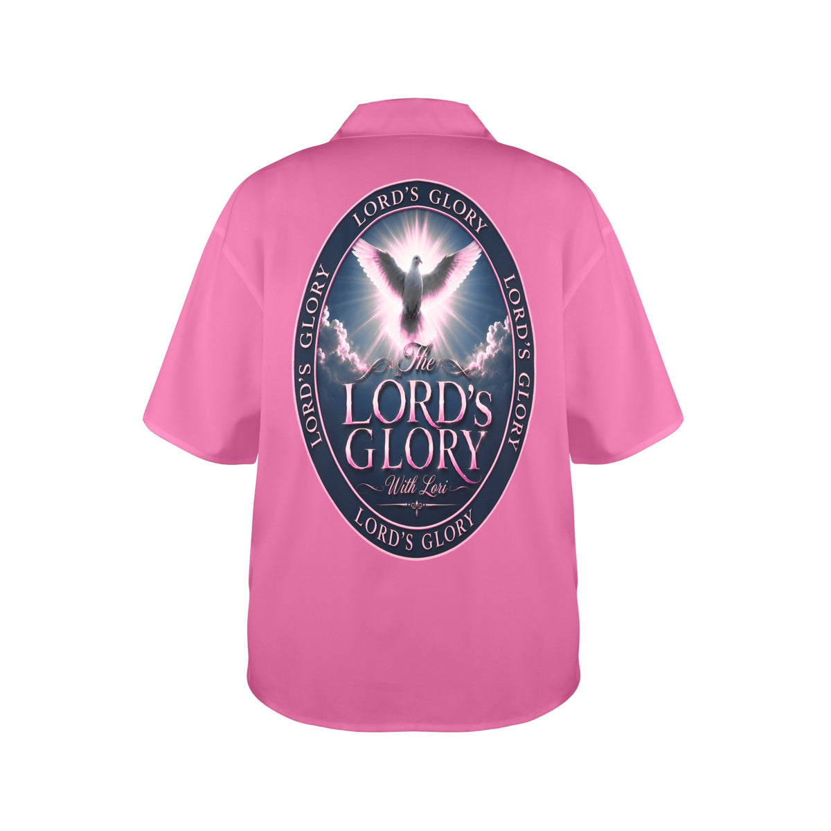 Lords Glory with Lori Women's All Over Print Hawaiian Shirt （Made in USA Ships to USA Only）