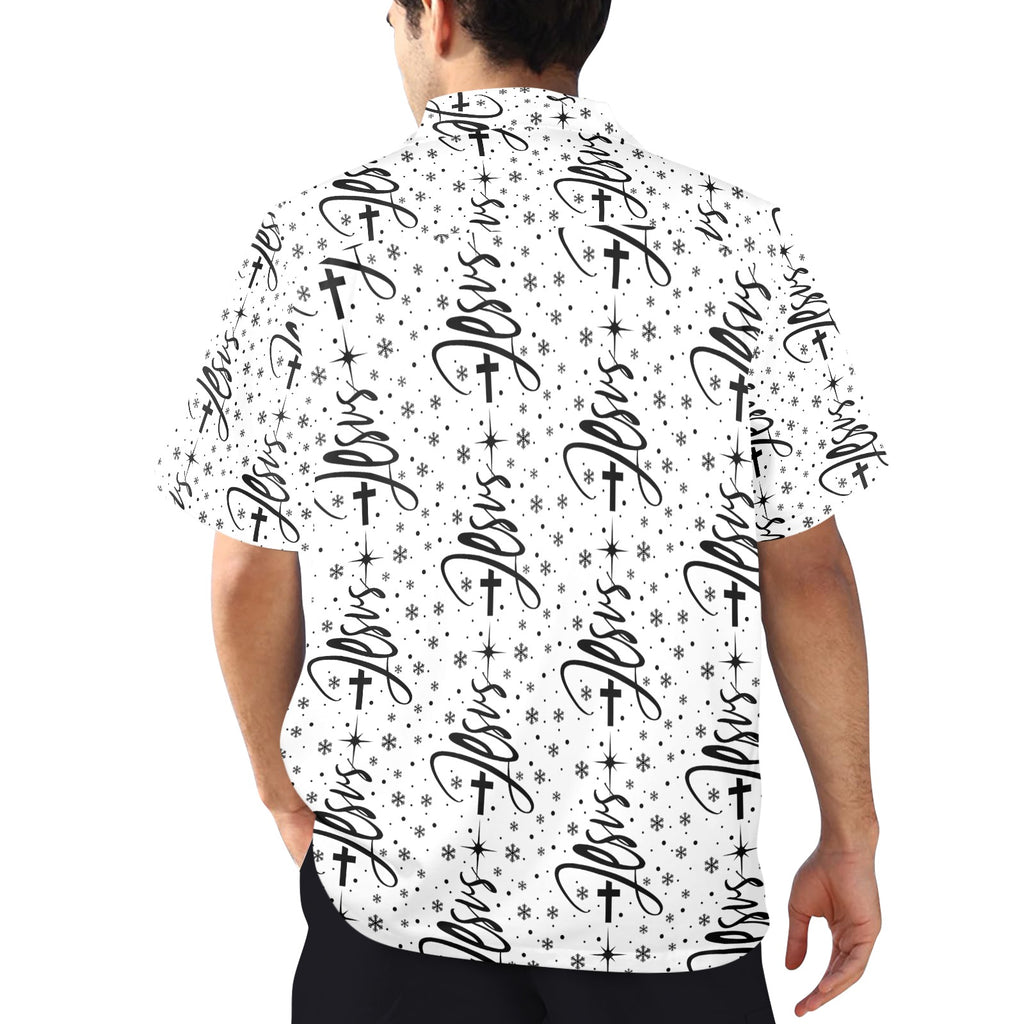 Men's All Over Print Jesus Shirt Made In USA Ships to USA Only