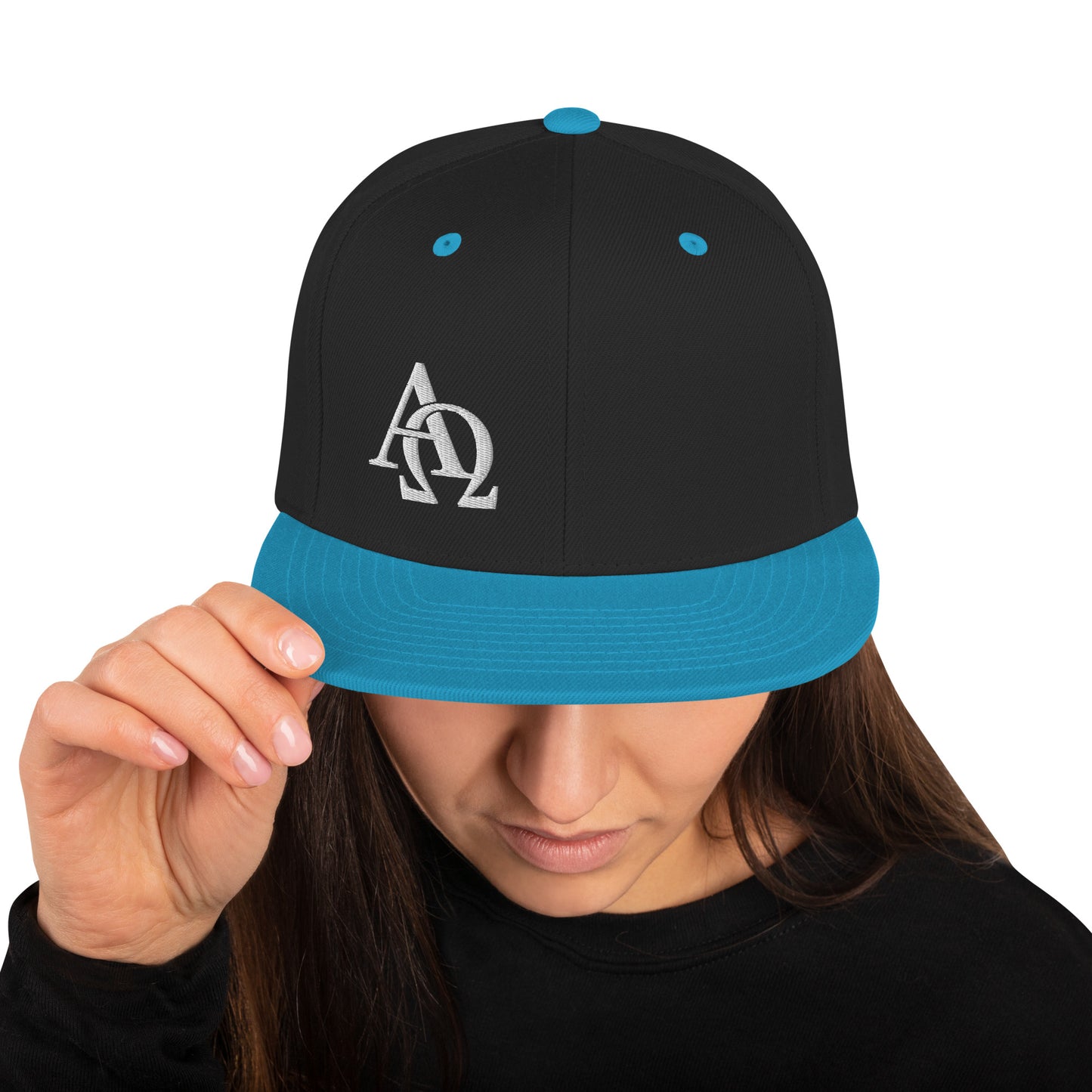 Alpha and Omega Jesus Snapback Hat / Cap