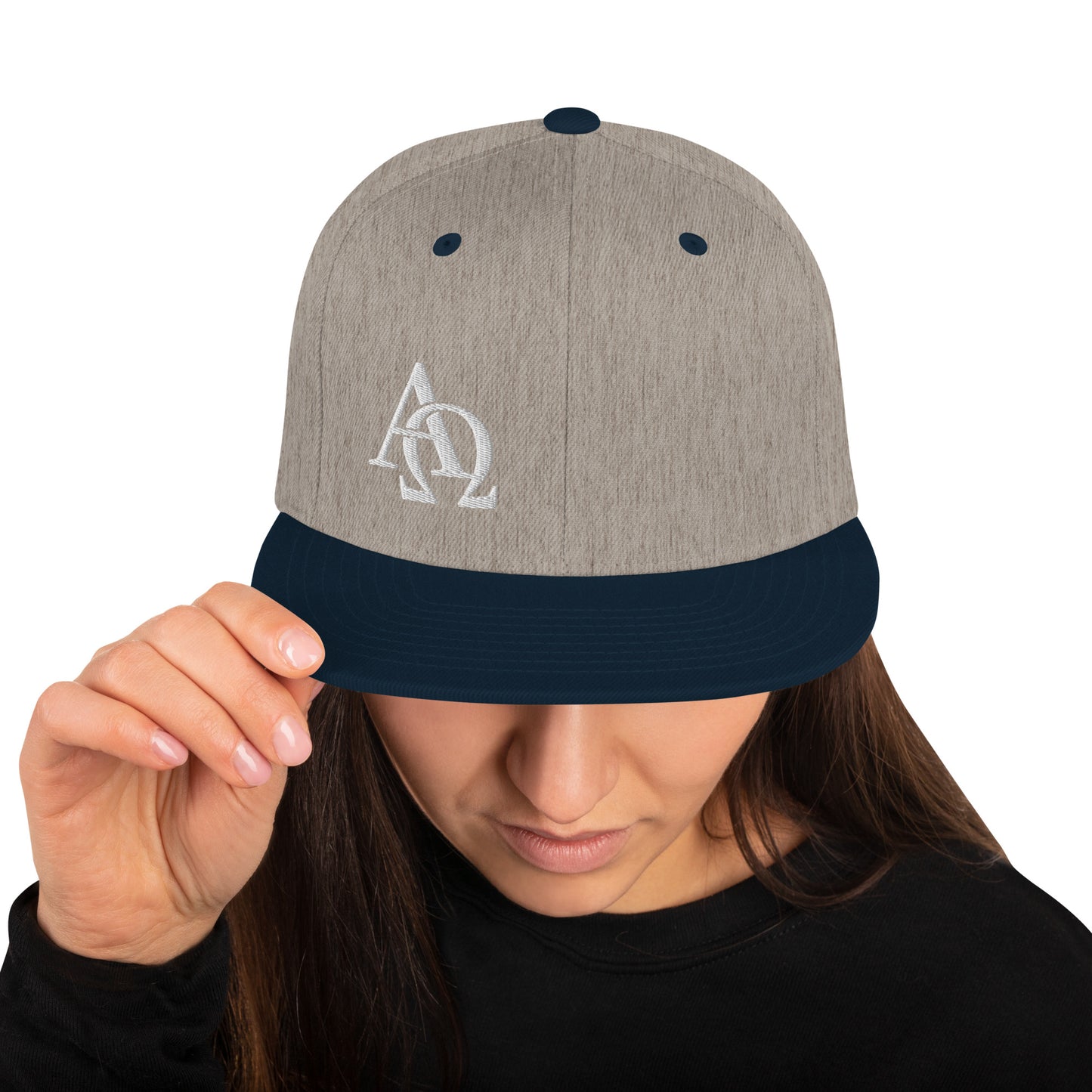 Alpha and Omega Jesus Snapback Hat / Cap