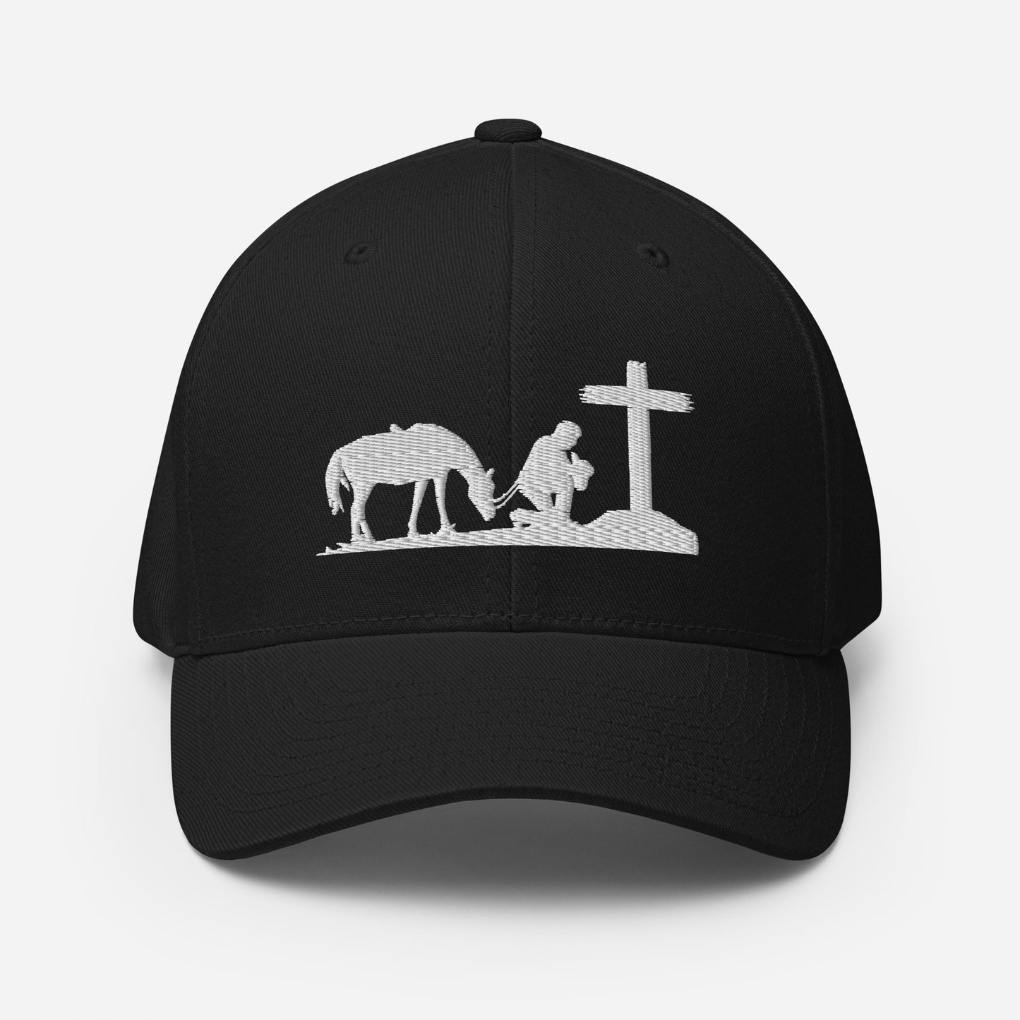 Cowboy Praying to GOD - Structured Twill Cap