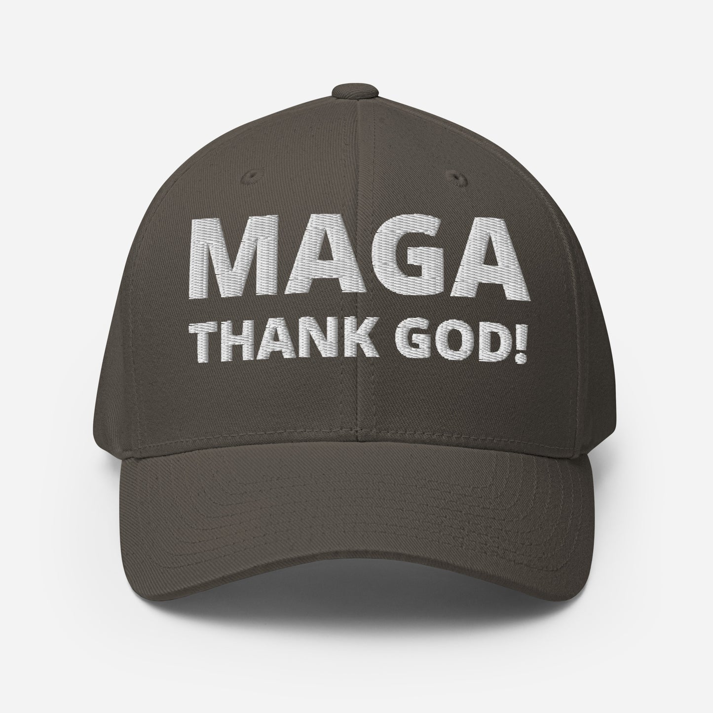 MAGA Thank GOD - Structured Twill Cap