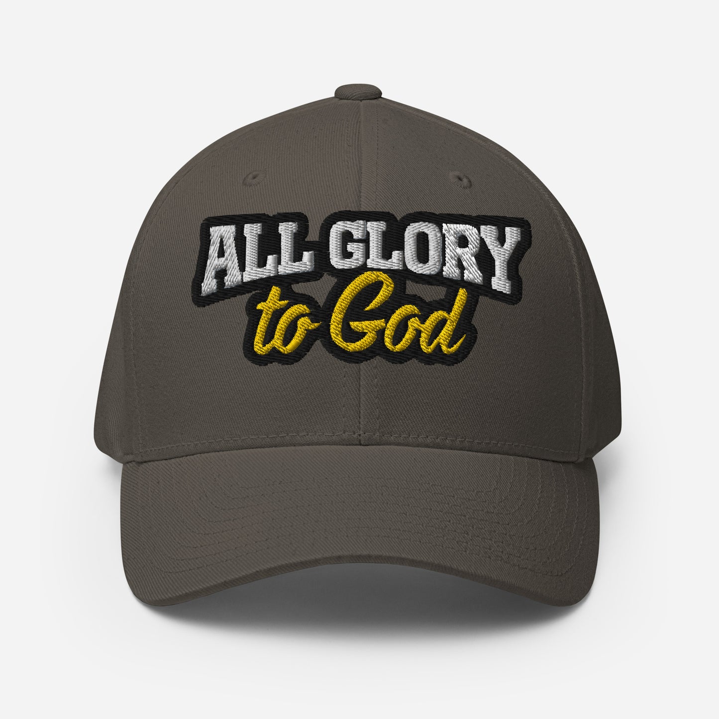 All Glory go&#39;s to GOD! Structured Twill Cap